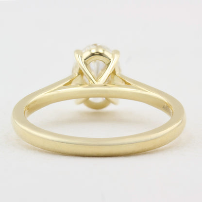 1.01ct Oval Diamond Solitaire Ring