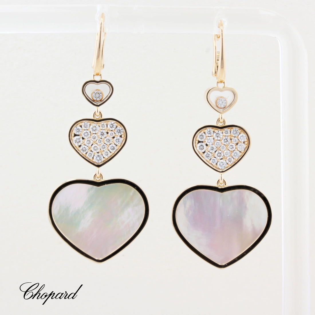 Chopard Happy Hearts Drop Earrings