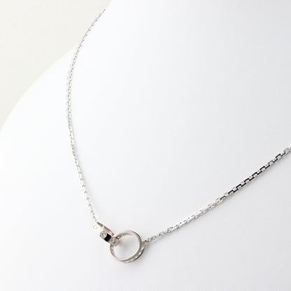 Cartier Love Necklace Half Paved