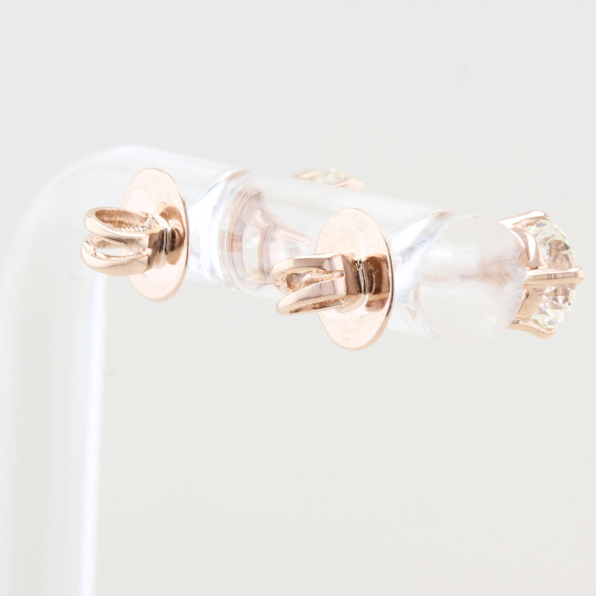 Rose Gold 0.50ct Diamond Stud Earrings