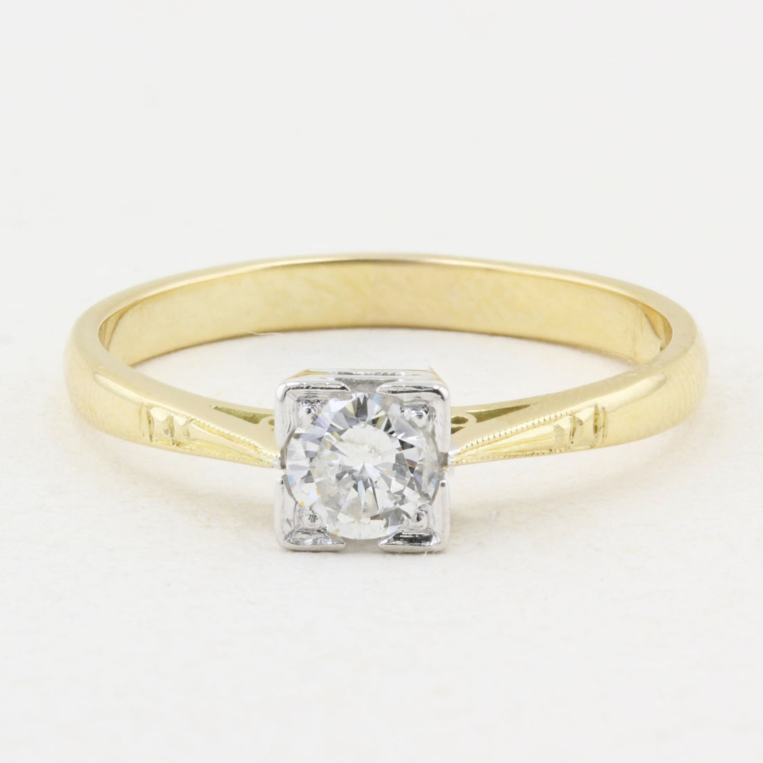 Vintage 0.45ct Diamond Solitaire Ring