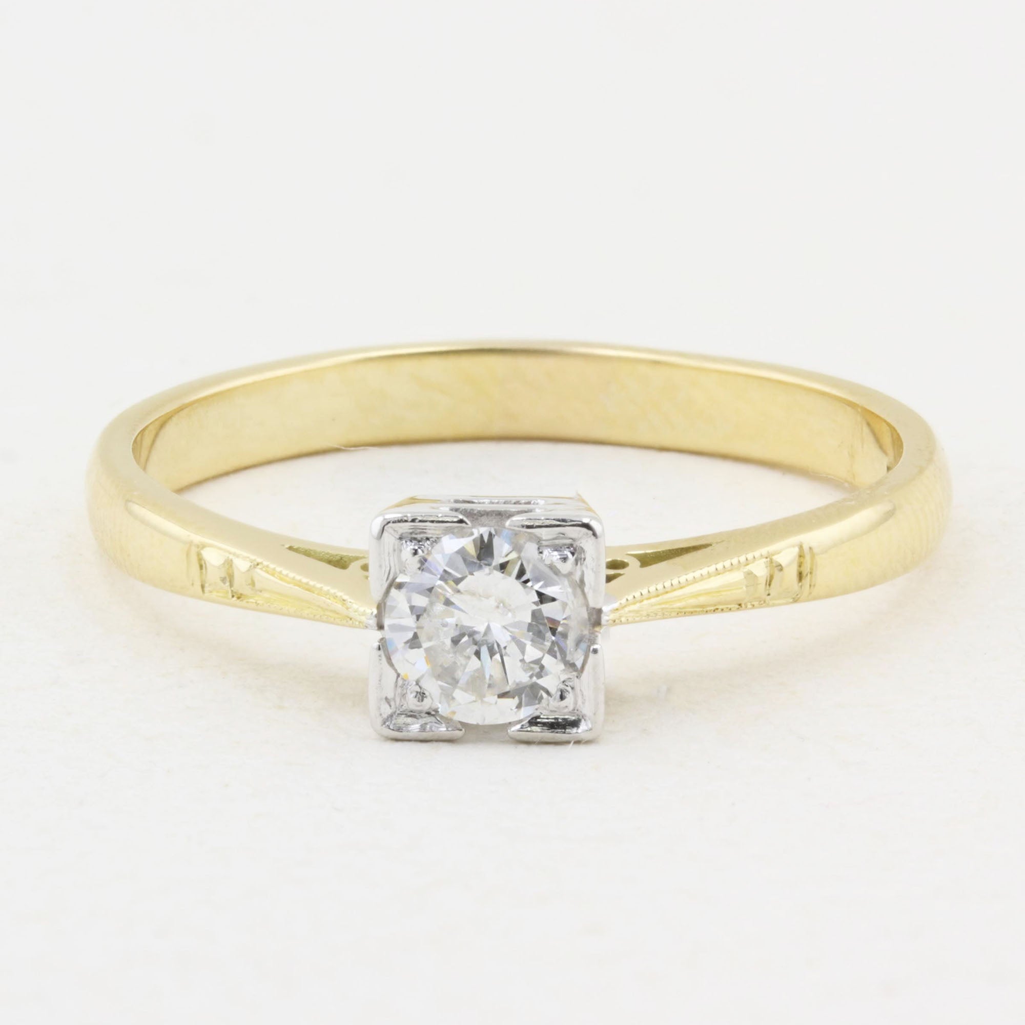Vintage 0.45ct Diamond Solitaire Ring