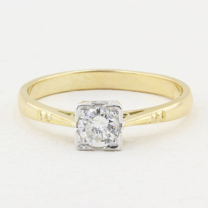 Vintage 0.45ct Diamond Solitaire Ring