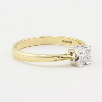 Vintage 0.45ct Diamond Solitaire Ring