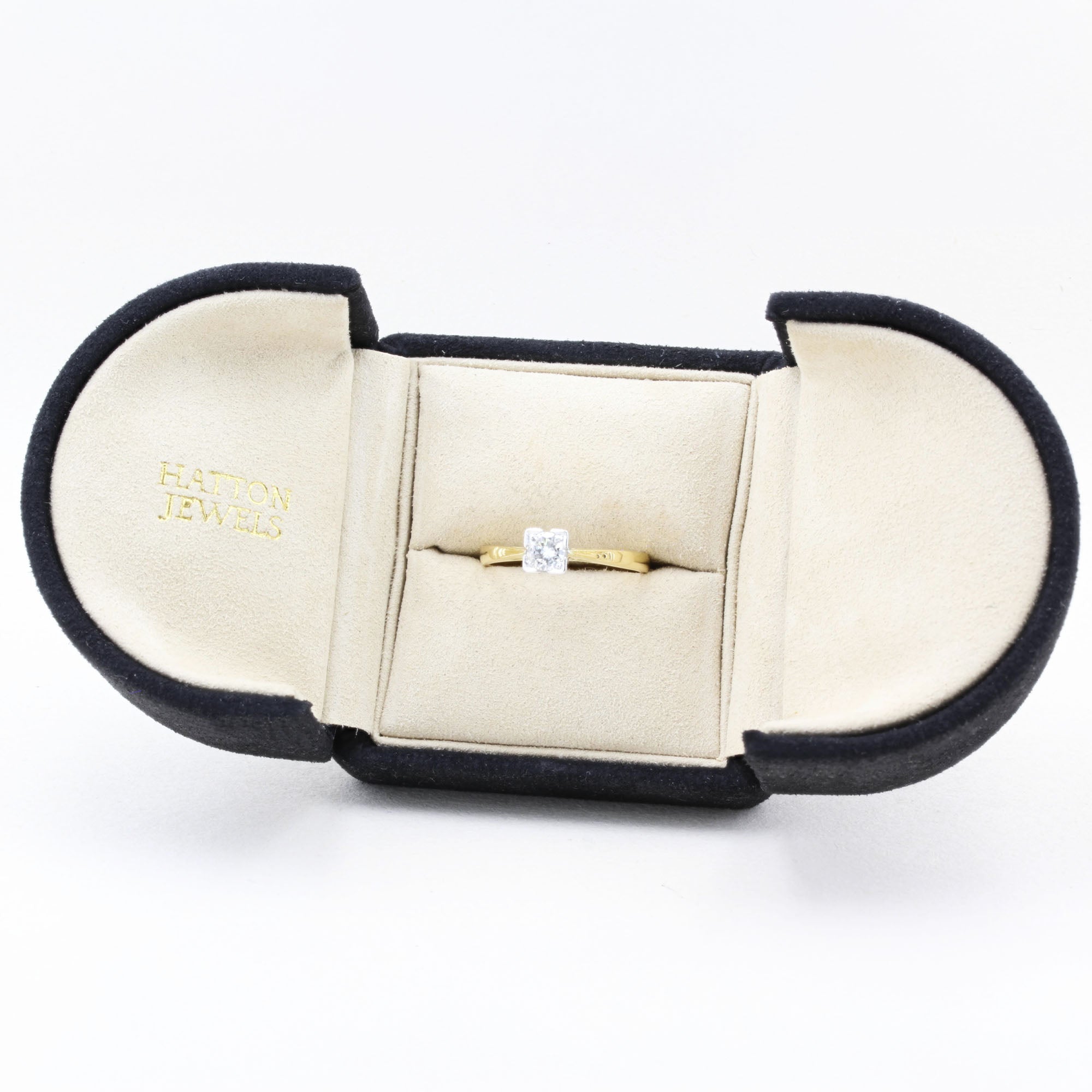 Vintage 0.45ct Diamond Solitaire Ring