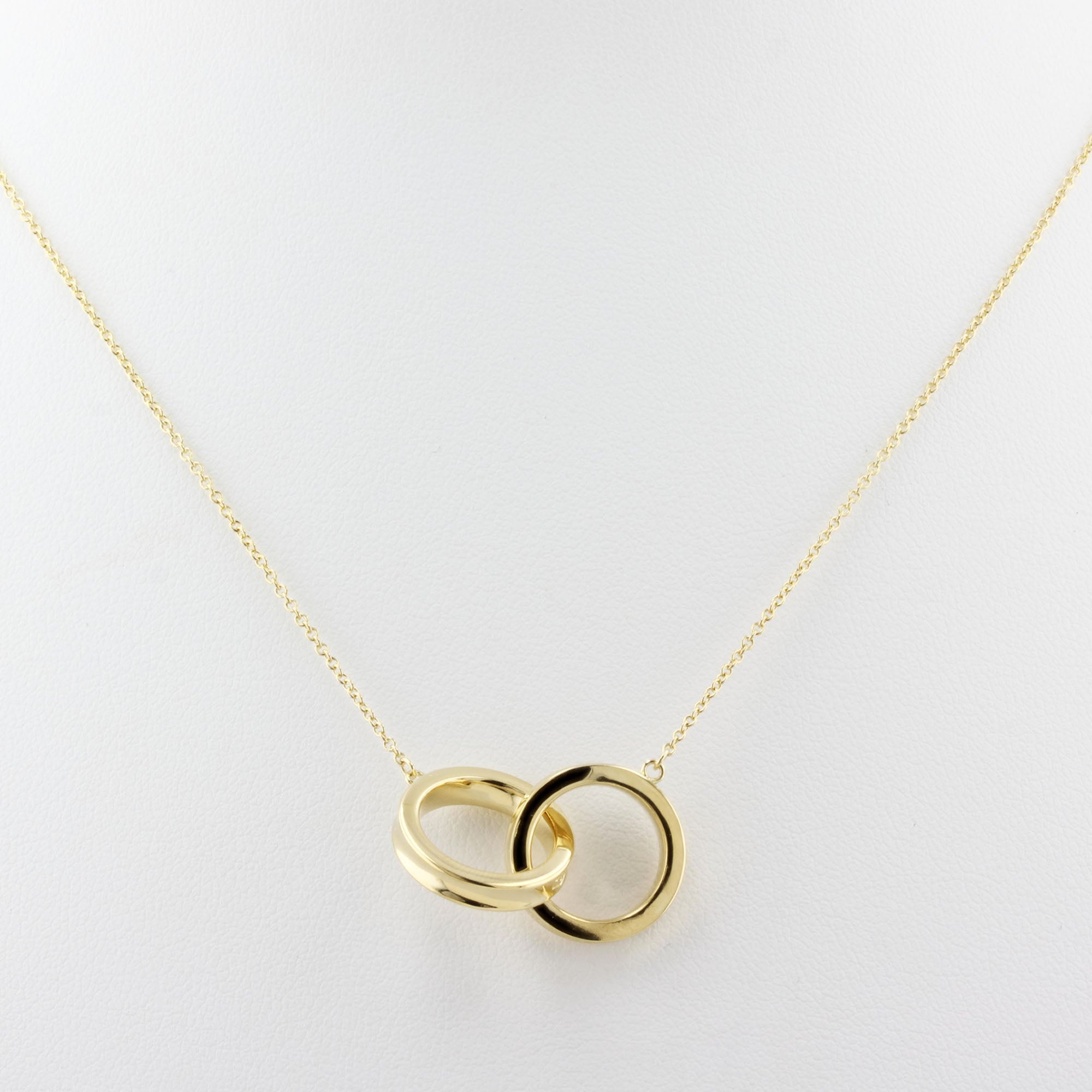 Tiffany &amp; Co. Yellow Gold Interlocking Circles Necklace