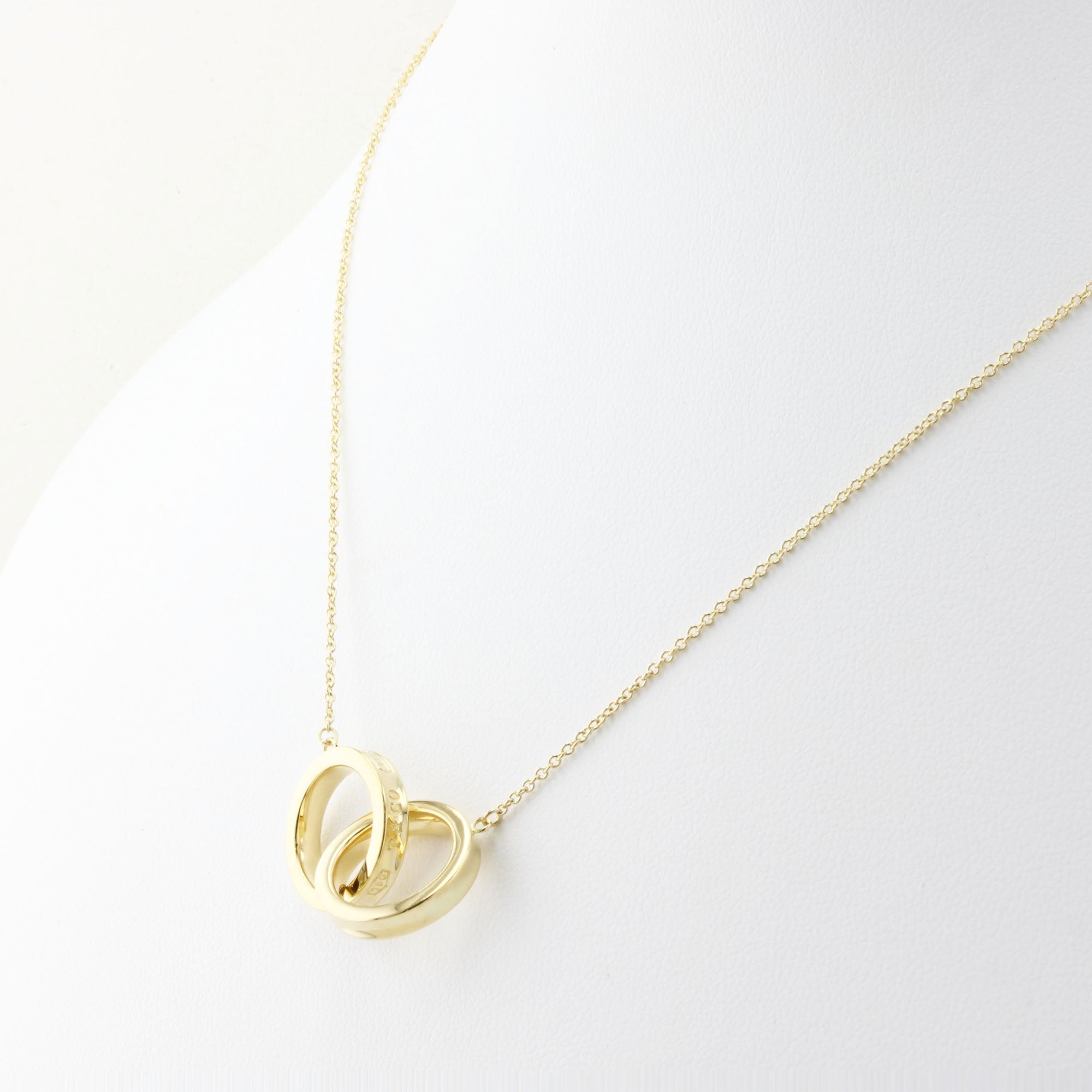 Tiffany &amp; Co. Yellow Gold Interlocking Circles Necklace