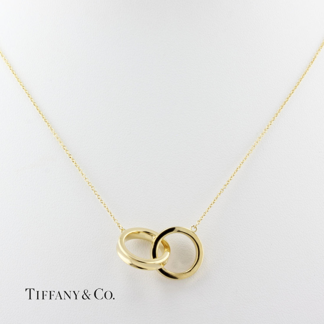 Tiffany &amp; Co. Yellow Gold Interlocking Circles Necklace