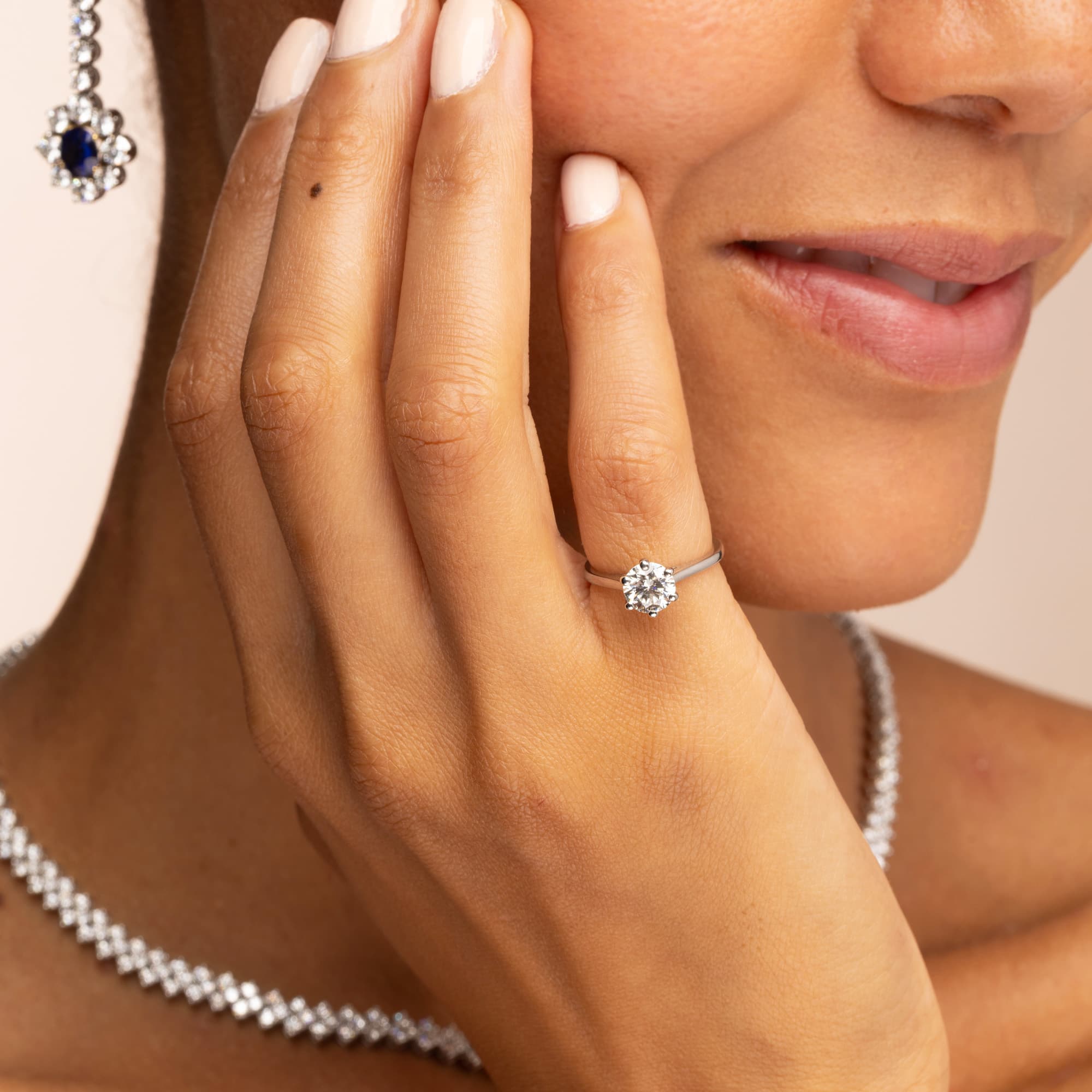 0.96ct Diamond Solitaire Ring
