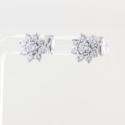 Diamond Cluster Earrings