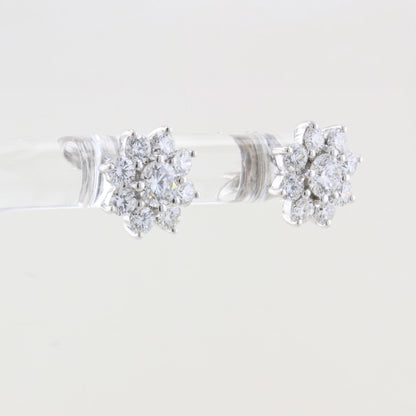 Diamond Cluster Earrings