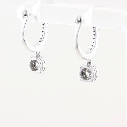 Mappin &amp; Webb Diamond Hoop Drop Earrings