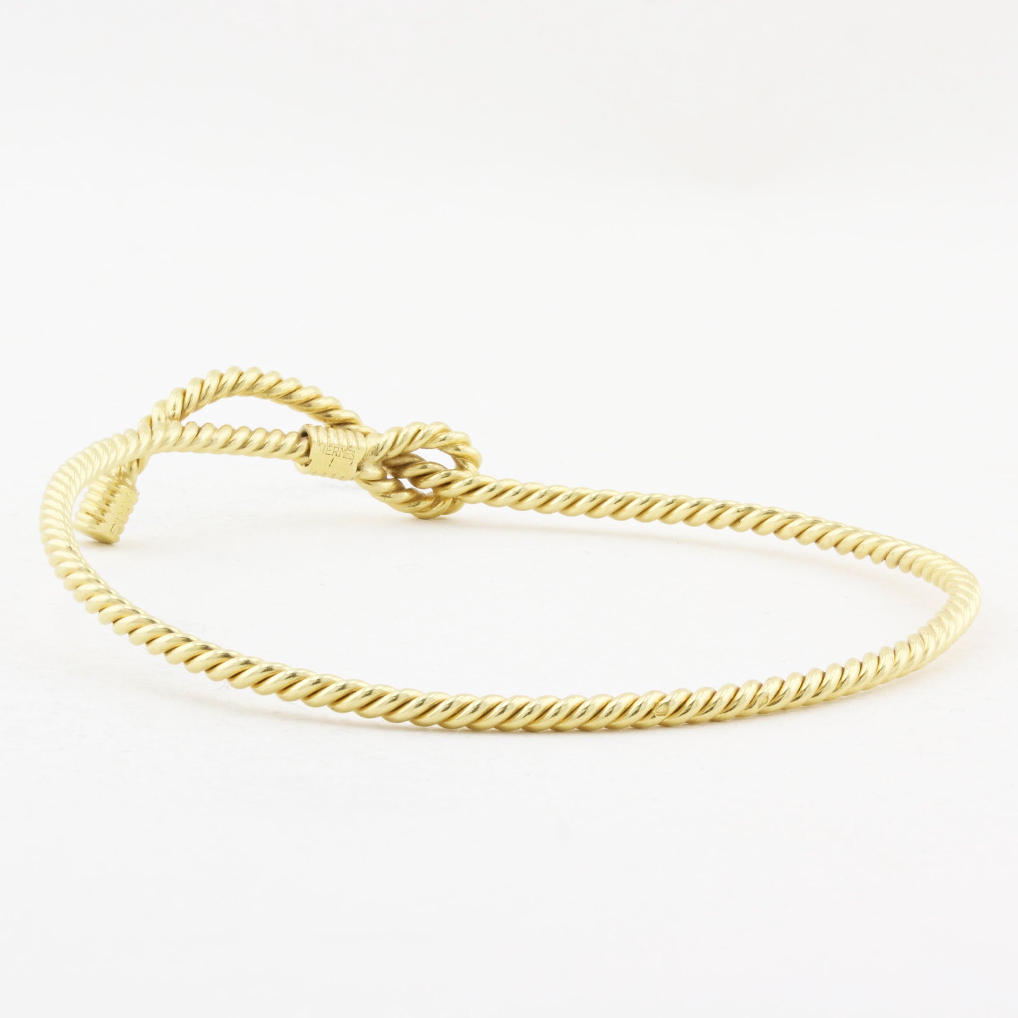 Vintage Hermès Yellow Gold Bangle