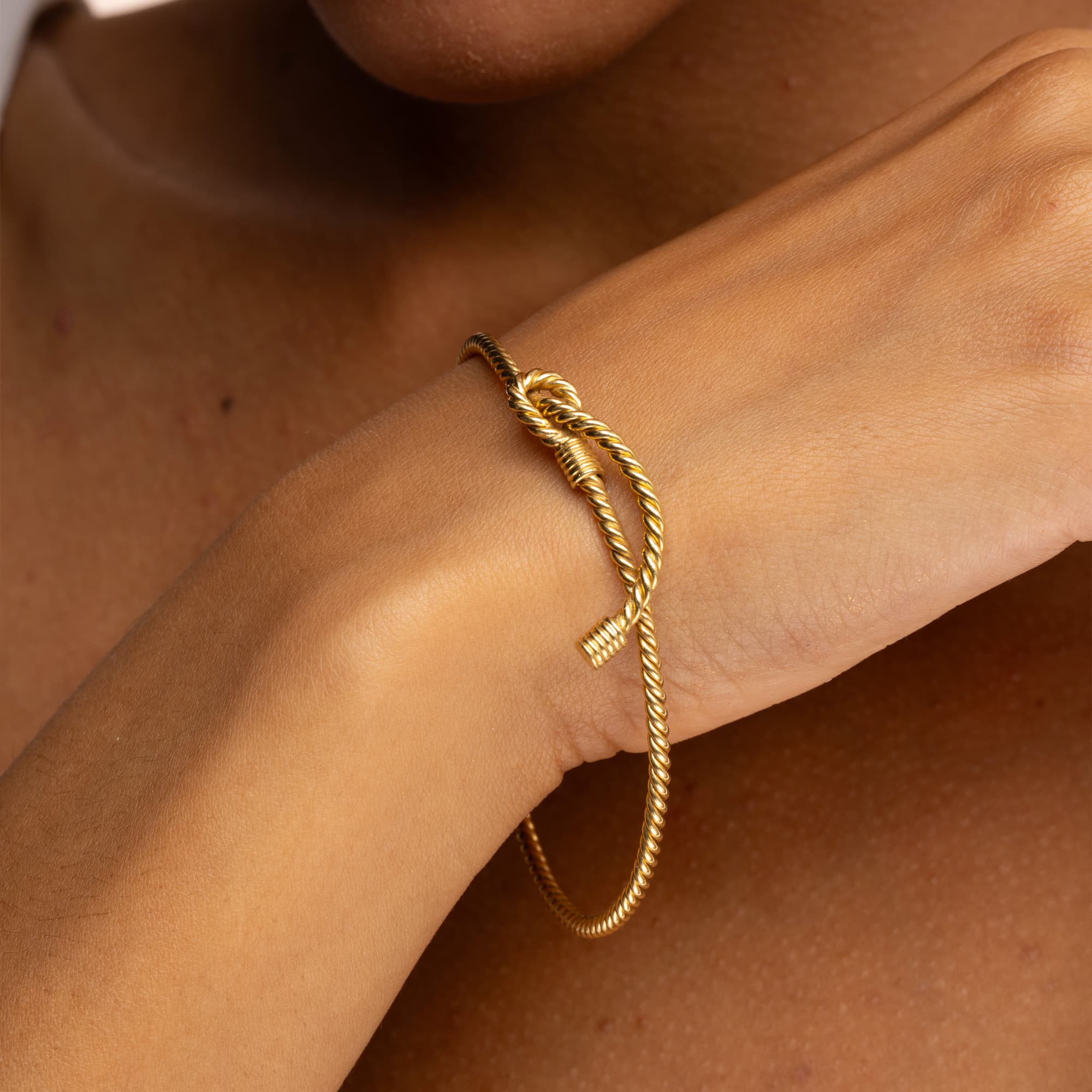 Vintage Hermès Yellow Gold Bangle