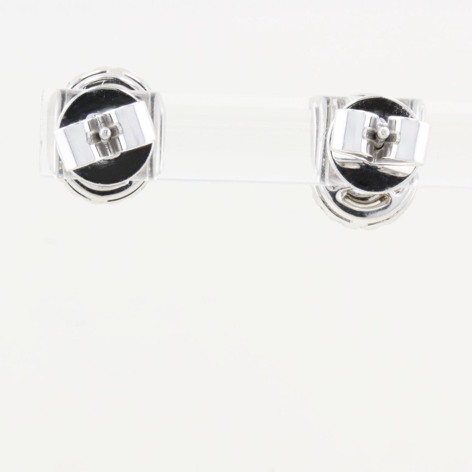 1.01ct Oval Halo Diamond Earrings