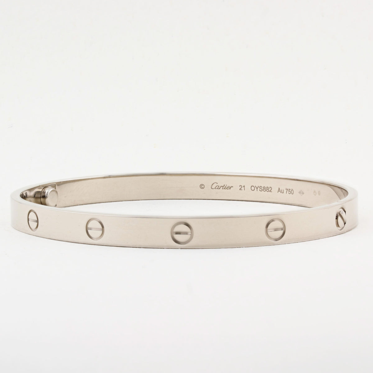 Cartier Classic Love Bracelet - Size 21