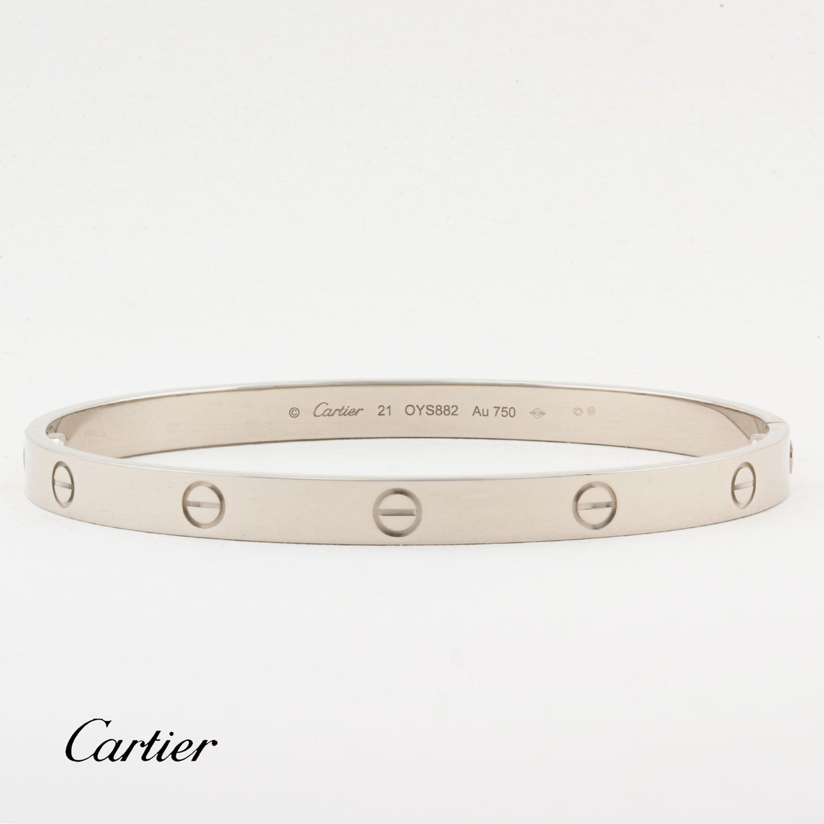 Cartier Classic Love Bracelet - Size 21