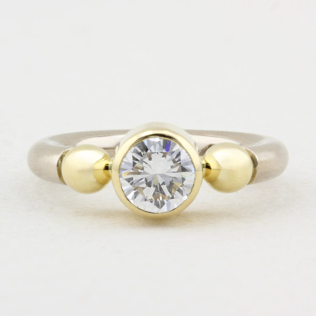 1.12ct Diamond Mixed Metal Ring