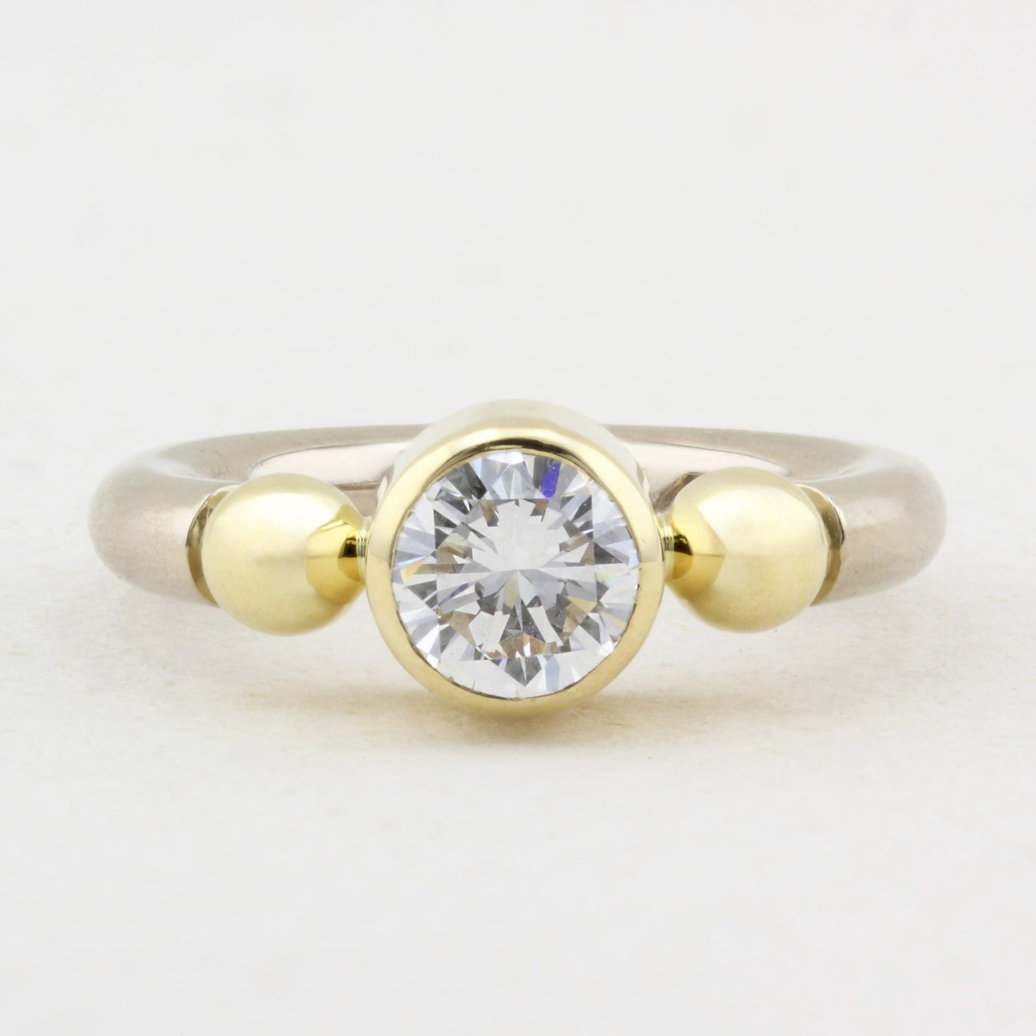1.12ct Diamond Mixed Metal Ring