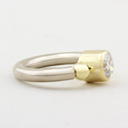 1.12ct Diamond Mixed Metal Ring