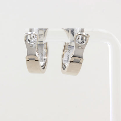 Cartier White Gold Love Hoop Earrings