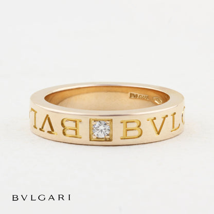 Bulgari Rose Gold and Diamond B.zero1 Ring