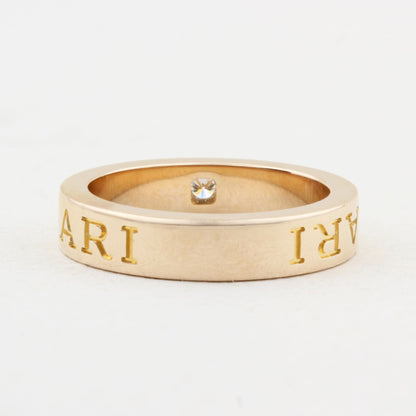 Bulgari Rose Gold and Diamond B.zero1 Ring