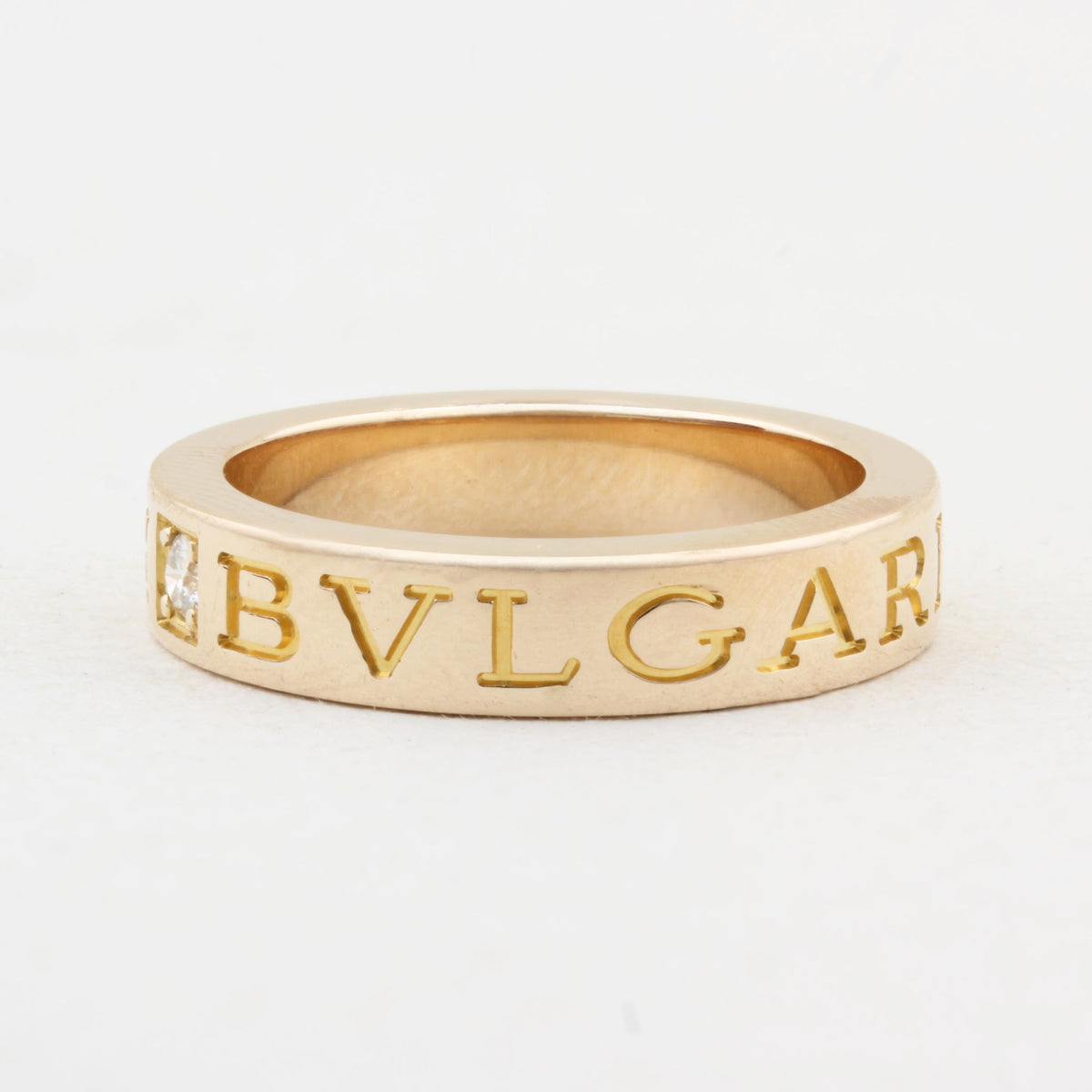 Bulgari Rose Gold and Diamond B.zero1 Ring