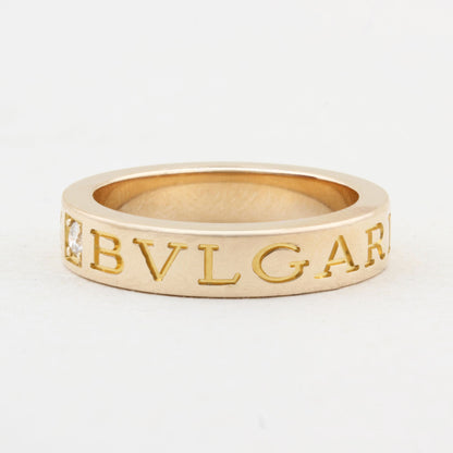 Bulgari Rose Gold and Diamond B.zero1 Ring