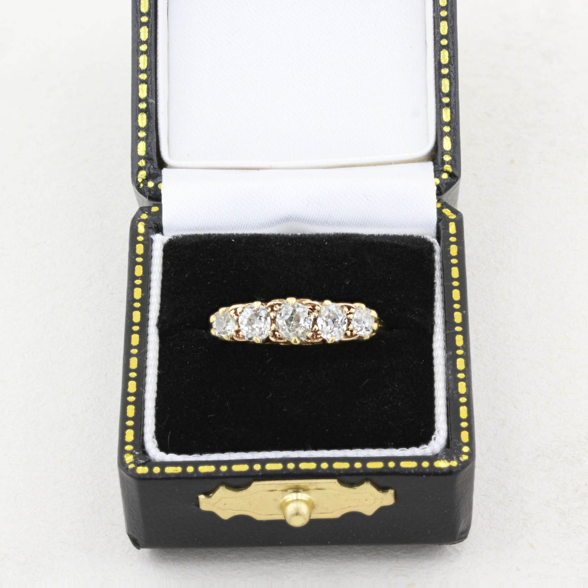 Vintage Old Cut Diamond Five Stone Ring