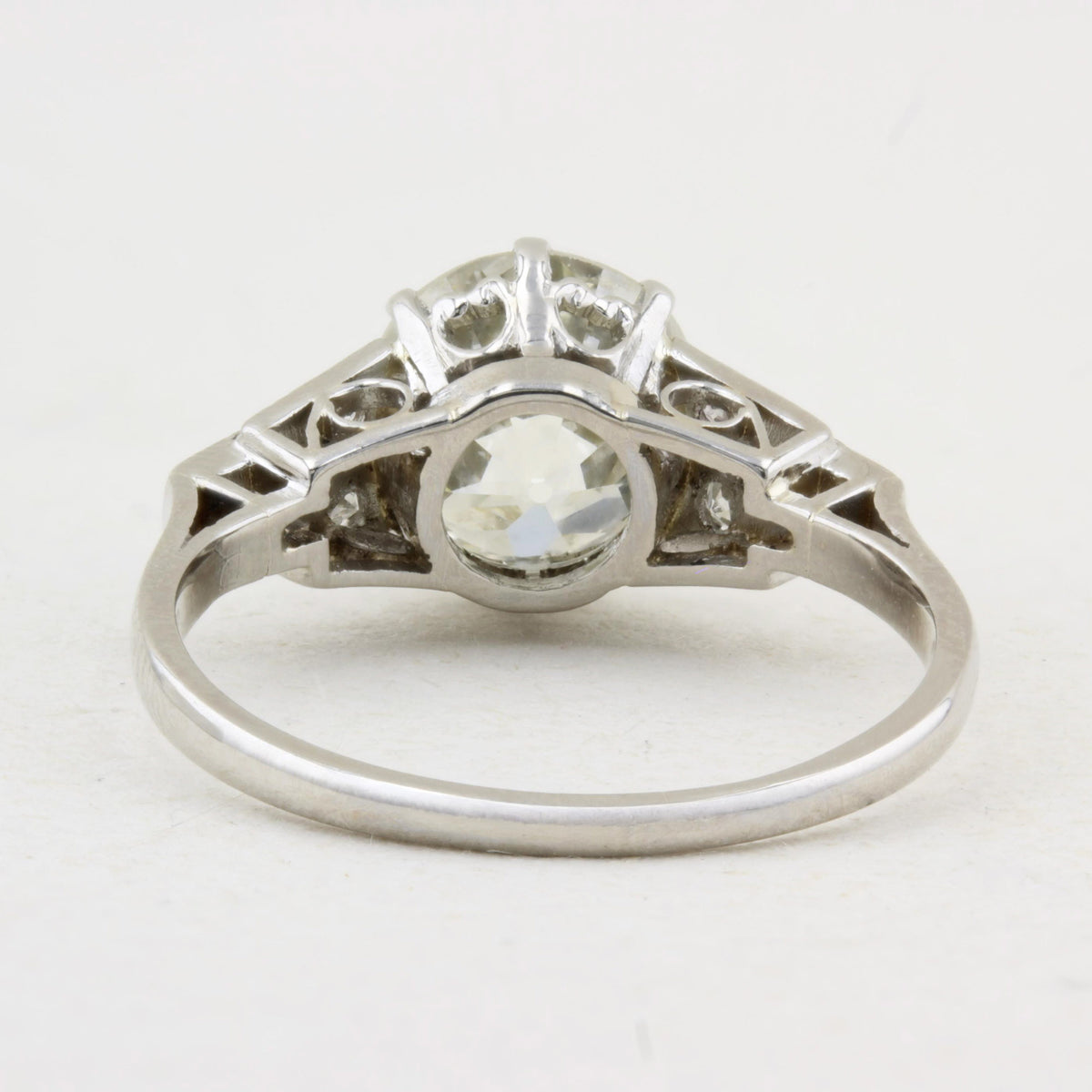 2.50ct Old Mine Cut Diamond Ring