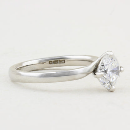 1.01ct Round Brilliant Diamond Solitaire Ring