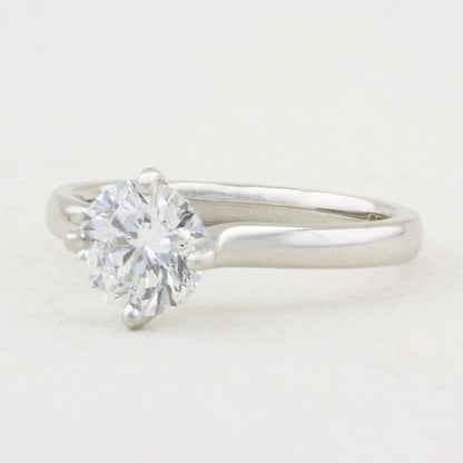 1.01ct Round Brilliant Diamond Solitaire Ring