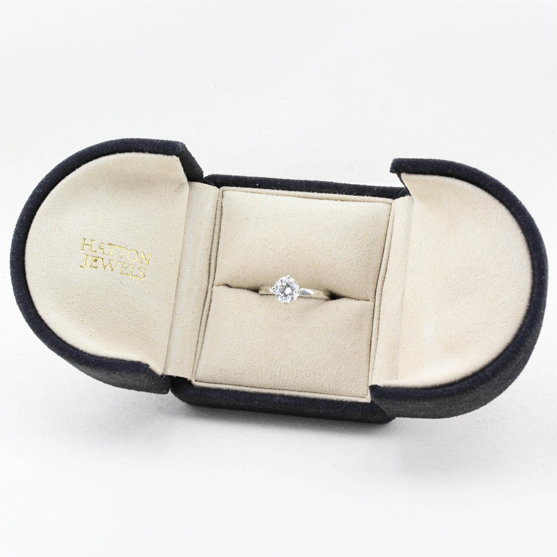 1.01ct Round Brilliant Diamond Solitaire Ring