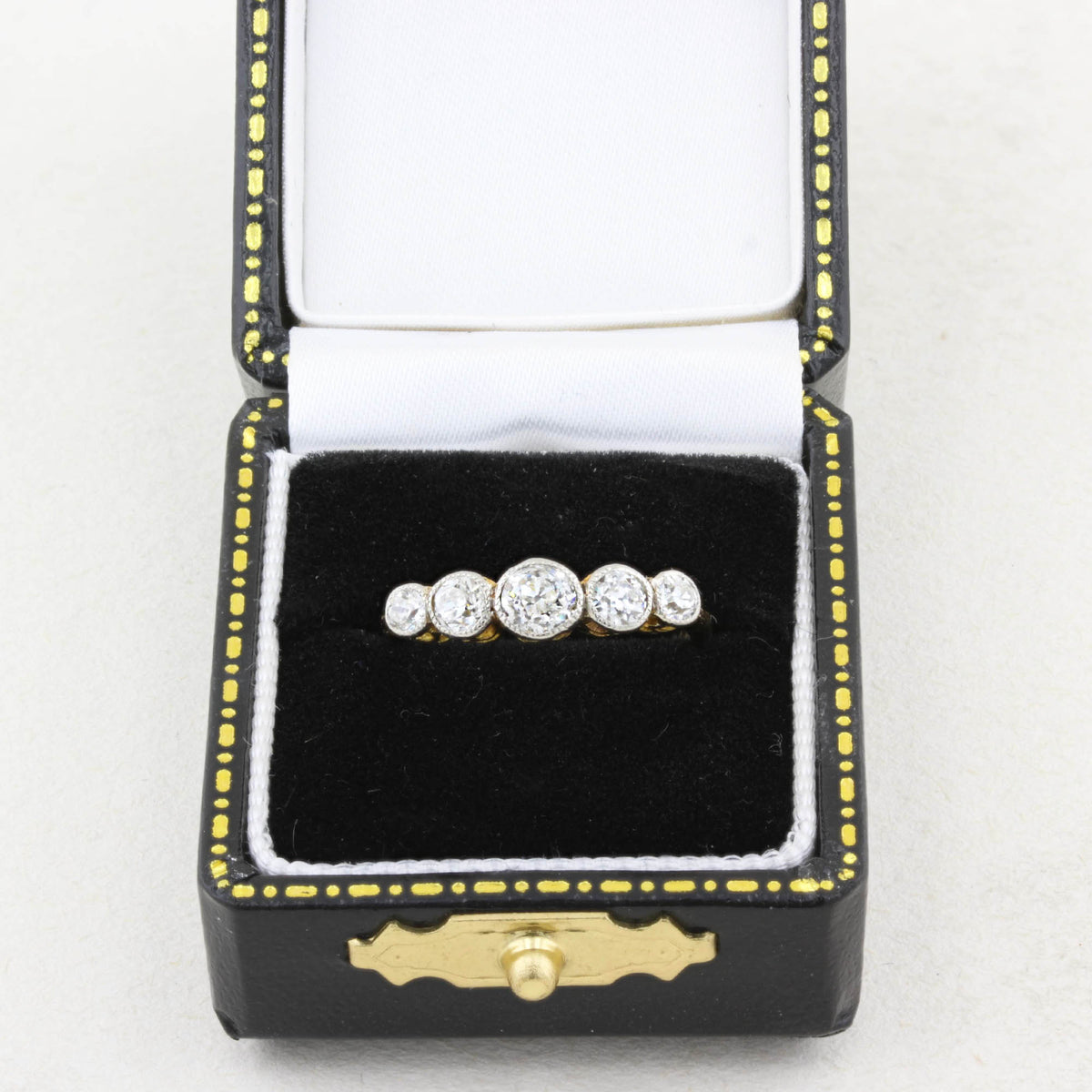 Old Cut Diamond Five Stone Ring