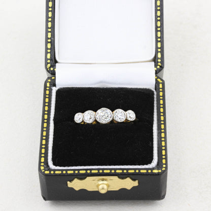 Old Cut Diamond Five Stone Ring