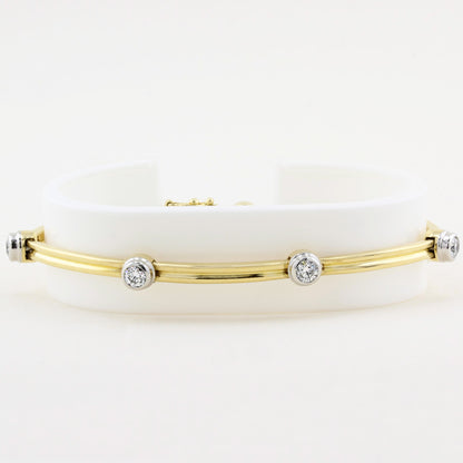 Tiffany &amp; Co. Diamond Double Bar Bracelet