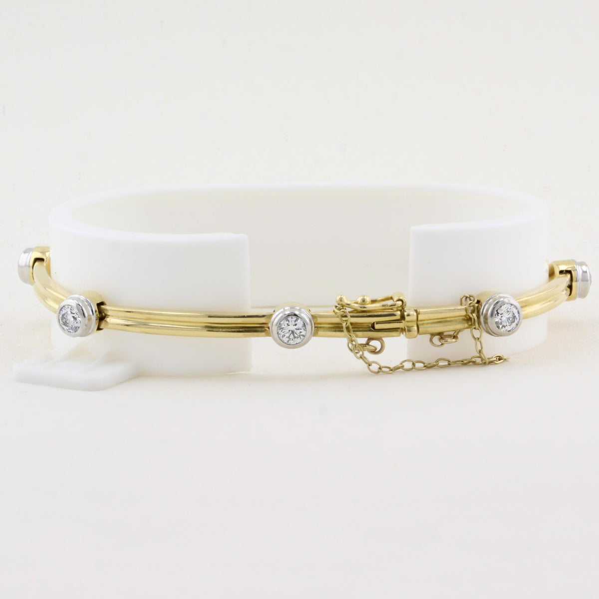 Tiffany &amp; Co. Diamond Double Bar Bracelet