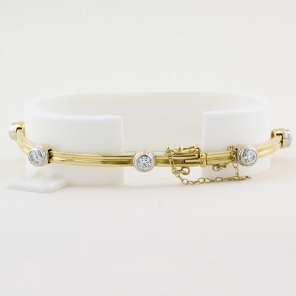 Tiffany &amp; Co. Diamond Double Bar Bracelet