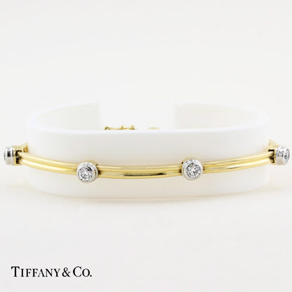 Tiffany &amp; Co. Diamond Double Bar Bracelet