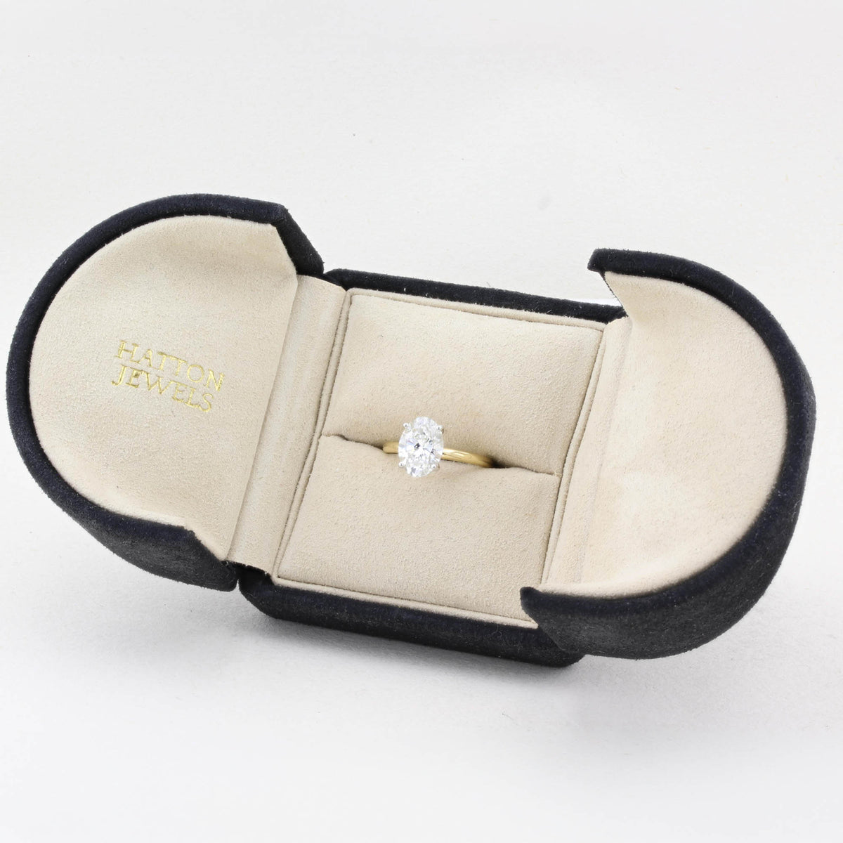 2.03ct Oval Diamond Solitaire Ring