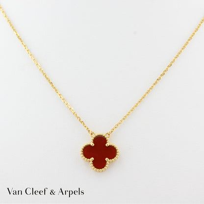 Van Cleef &amp; Arpels Carnelian Alhambra Pendant