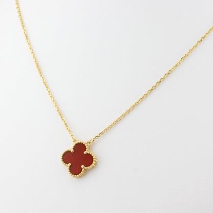 Van Cleef &amp; Arpels Carnelian Alhambra Pendant