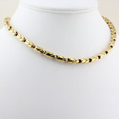 Bulgari Passo Doppio Yellow Gold Chain Necklace