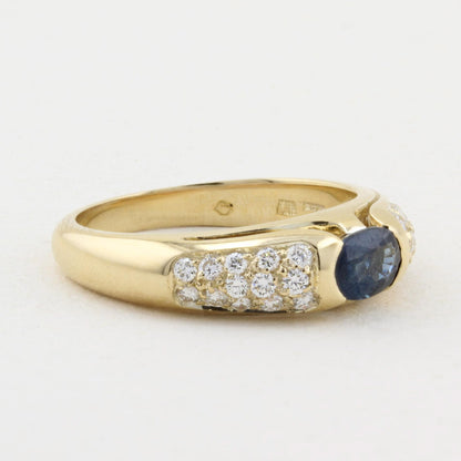 Bulgari Sapphire and Diamond Ring