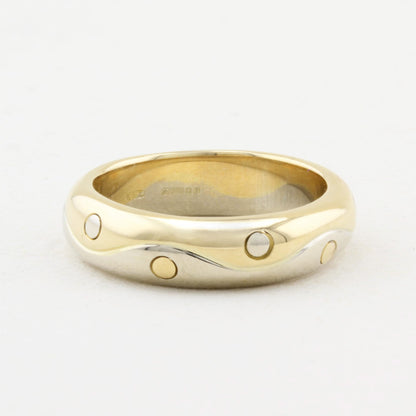 Bulgari Onda Two Tone Gold Ring