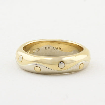 Bulgari Onda Two Tone Gold Ring