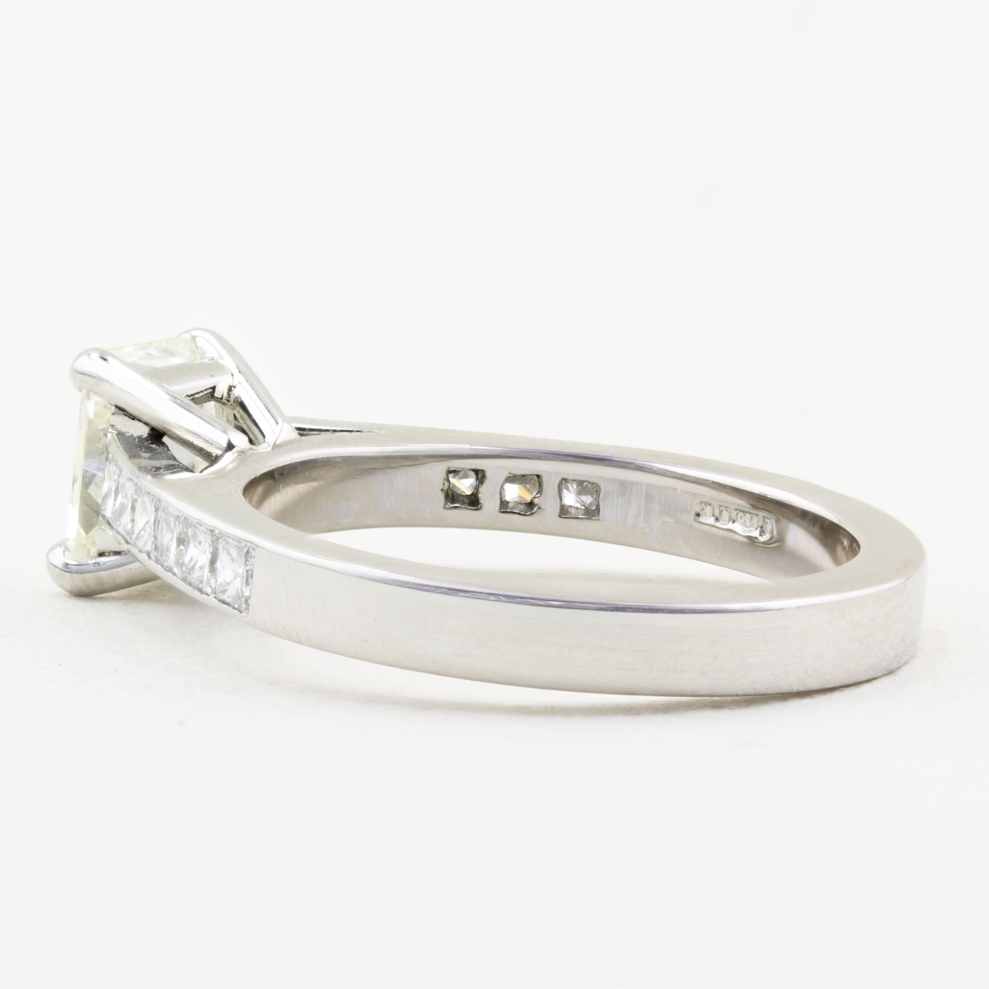 1.01ct Radiant Cut Diamond Ring