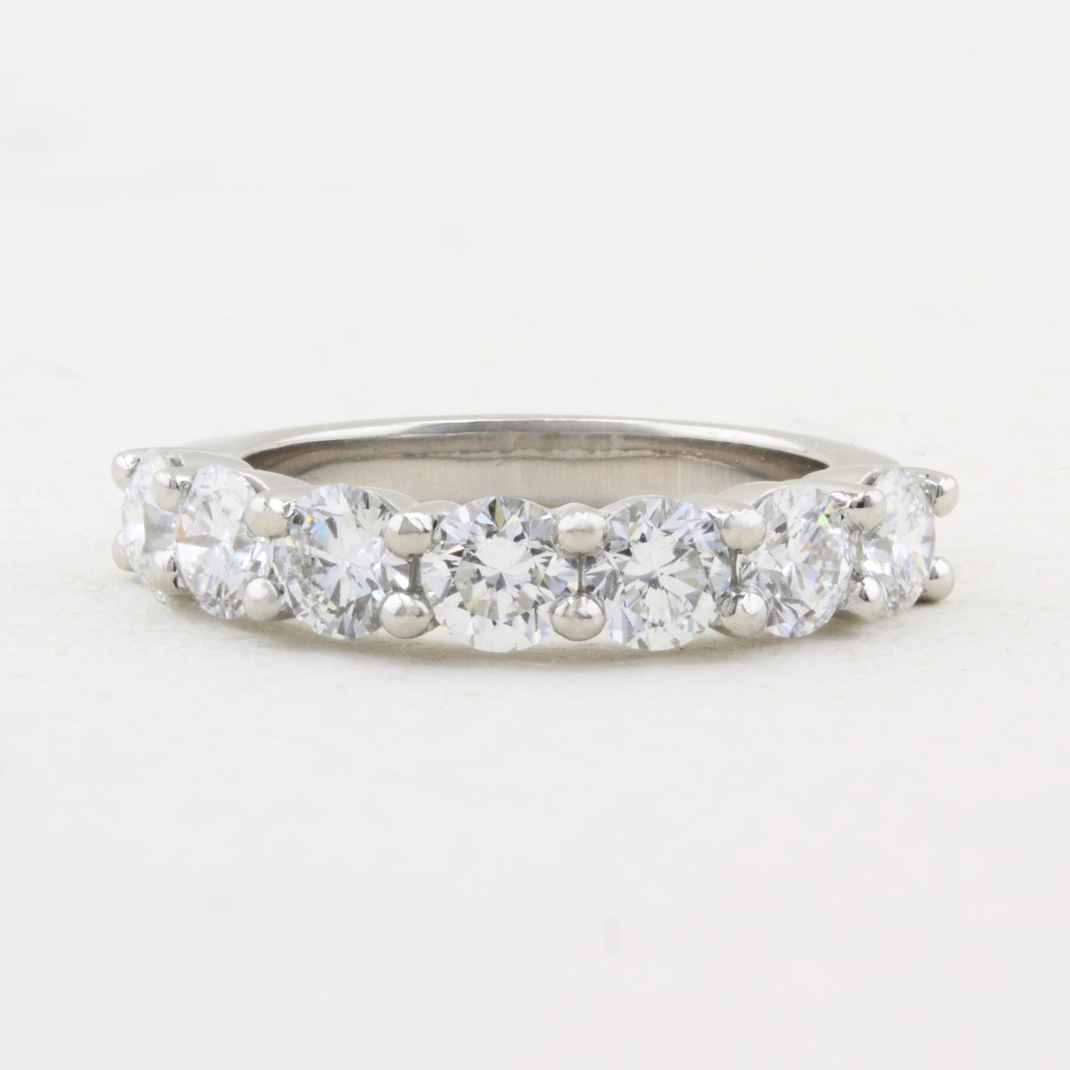 Seven Stone Round Diamond Ring