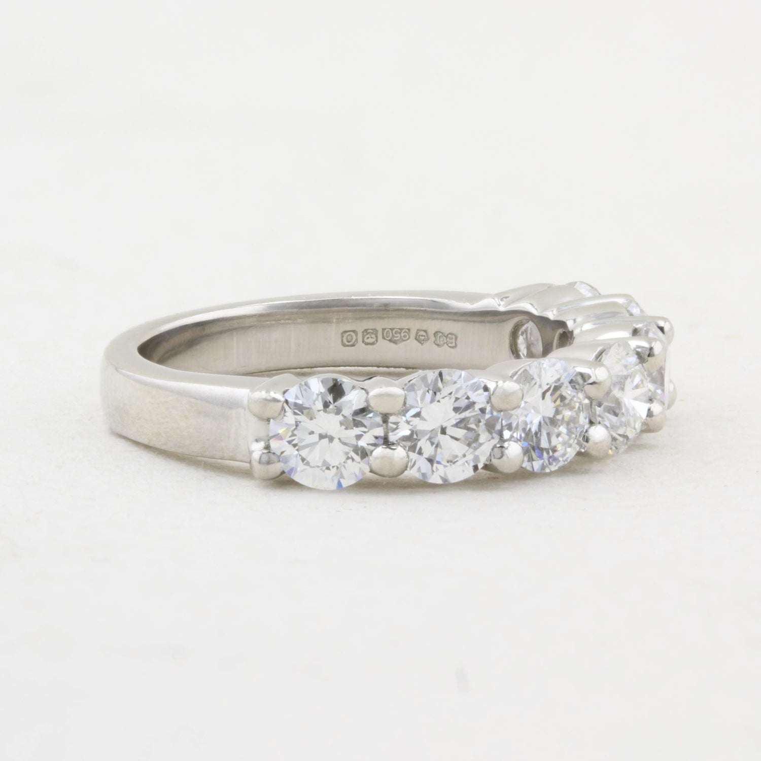 Seven Stone Round Diamond Ring